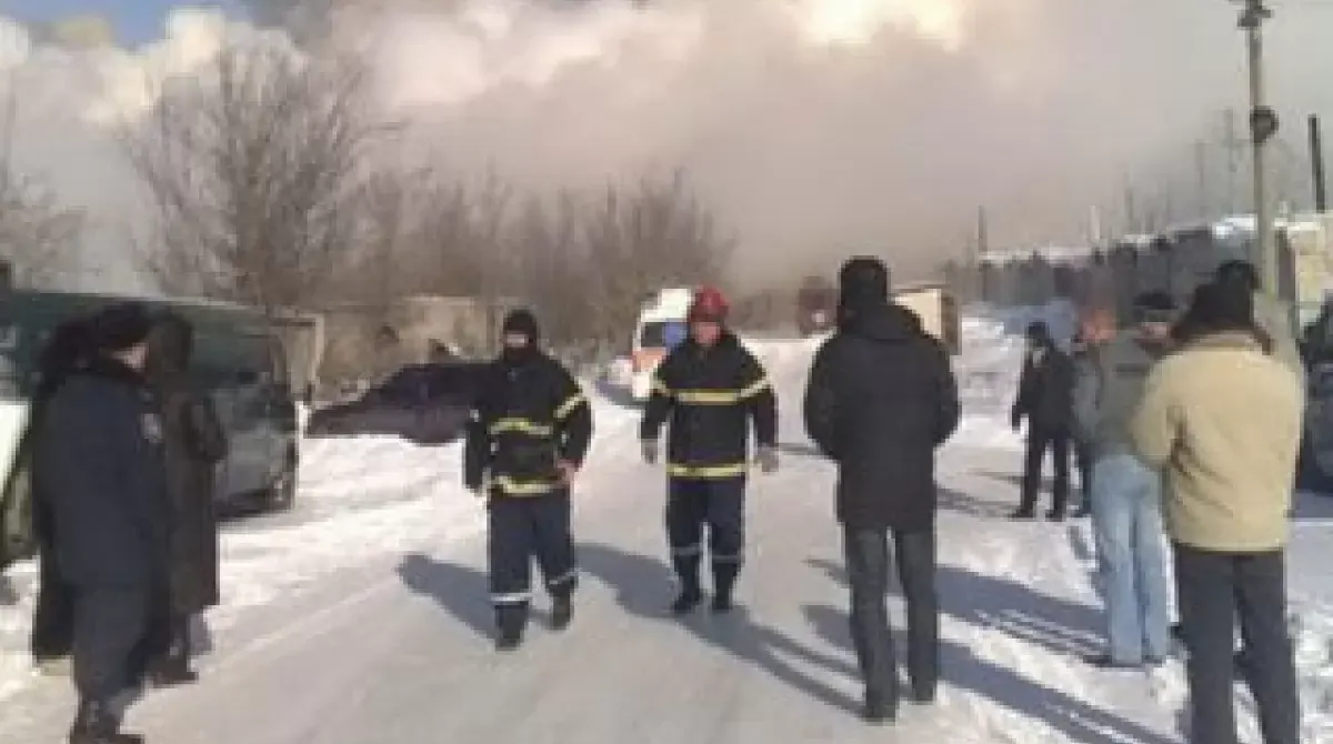 Пожежа на гофрокомбінаті в Луганську: двоє загиблих