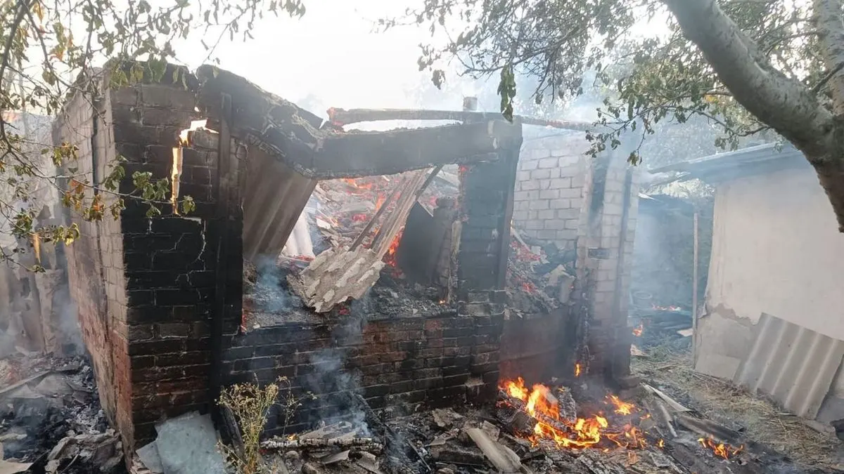 У Слов'янську внаслідок ворожих обстрілів сталися три пожежі