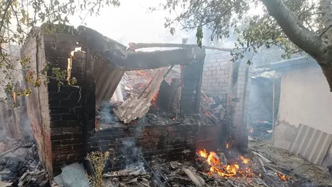 У Слов'янську внаслідок ворожих обстрілів сталися три пожежі
