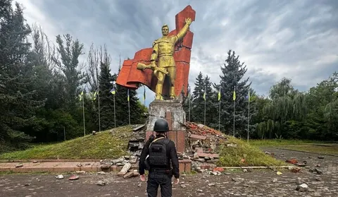 У Слов'янську пошкоджено монумент визволителям міста від нацистів