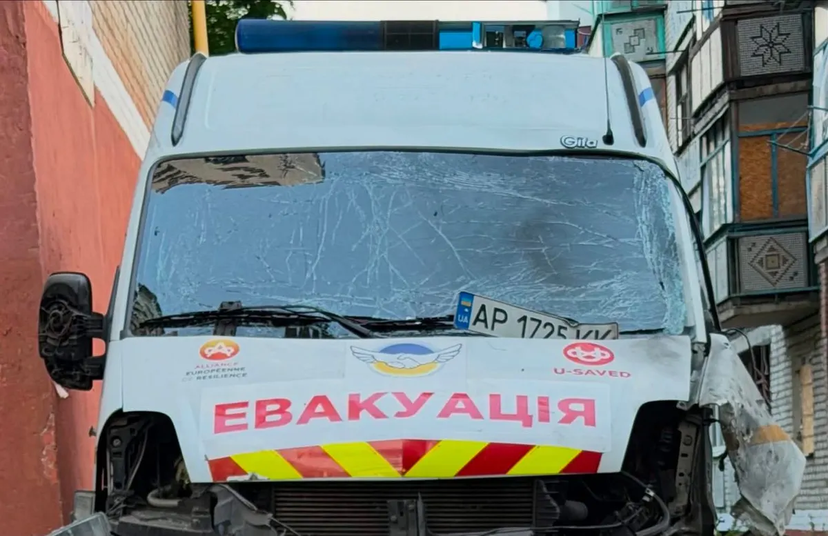 Росіяни знищили евакуаційний автомобіль на Донеччині