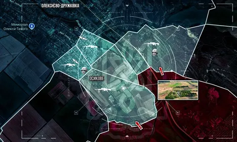 Окупанти тиснуть на «сіру» зону біля Осикового та цілять в Олексієво-Дружківку