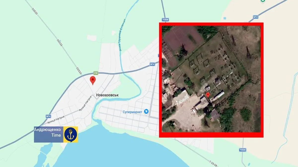У Новоазовську вражено підстанцію та міст через річку