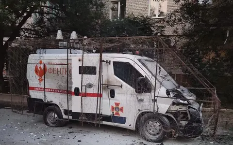 У Краматорську безпілотники атакували авто рятувальників