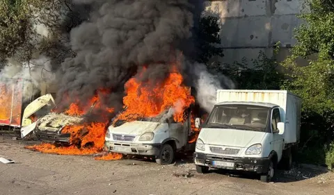 У Слов'янську рятувальники загасили пожежі після нічної атаки дронів