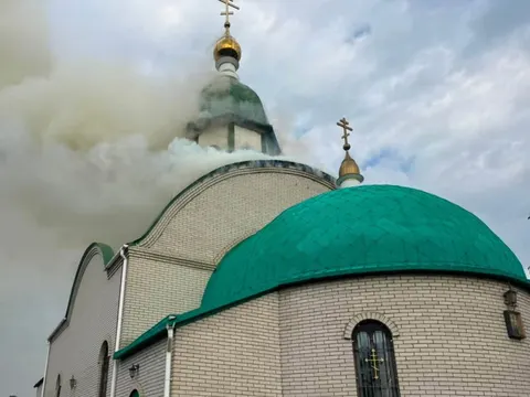 У Краматорську через обстріл загорівся храм: що відомо