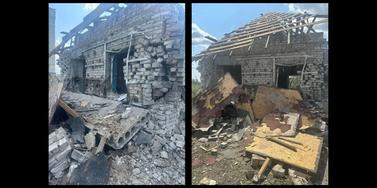 У Слов'янську після удару авіабомбою постраждав чоловік