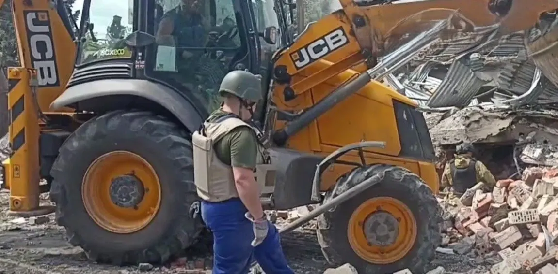 У Краматорську авіабомба пошкодила газопровід під землею