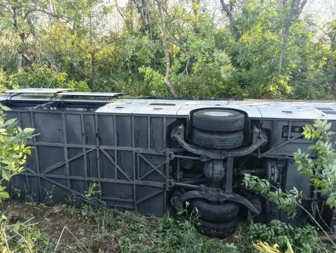 Автобус «Москва — Донецьк» перекинувся на Луганщині: є постраждалі